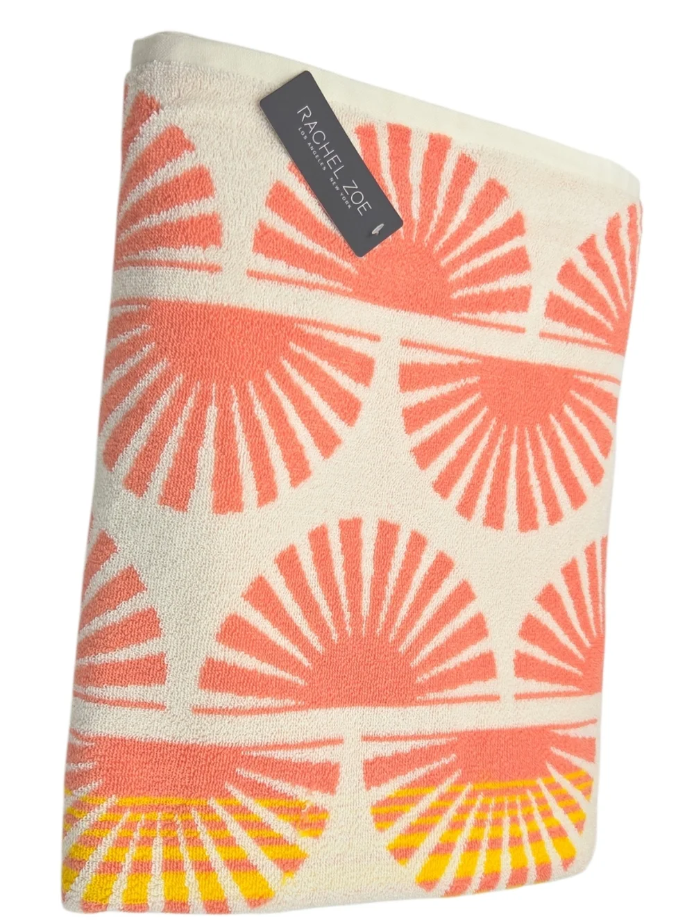 Rachel‎ Zoe Warm Sunny Multicolor Oversized Beach Towel 40x70 Spring Summer